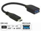 Delock USB 3.1 Gen 2 USB C apa - USB A anya 10 GBPS adapter (65684)
