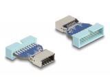 Delock USB 5 Gbps átalakító, tűfejes csatlakozó USB E-típusú belső A kulcs anya (67131)