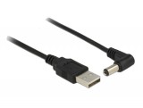 Delock USB - 5V DC 5.5x2.1 90 fokos kábel, 1.5m (83578)