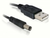 Delock USB - 5V DC 5.5x2.1 kábel, 1m (82197)