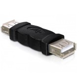 DeLOCK USB A Adapter USB 2.0 A FM Szürke csatlakozó átalakító
