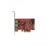 Delock USB-A USB-C 3.2 Gen 2 2+1-port PCIe x4 bővítőkártya (90492)