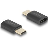 Delock USB Adapter 40 Gbps USB Type-C  PD 3.1 240 W csatlakozódugóval - csatlakozóhüvellyel, portkímélővel 8K 60 Hz