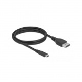 Delock USB-C 3.2 Gen2 -> DisplayPort 1.4 M/M video kábel 1.5m fekete DP Alt Mode (86040)