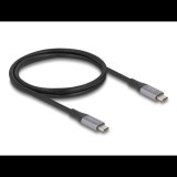 Delock USB-C PD 3.1 240 W kábel 1m fekete-szürke (81191) (81191)