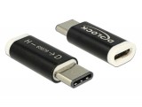 Delock USB C - USB 2.0 micro átalakító adapter fekete (65678)