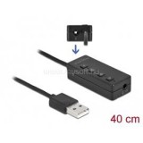 Delock USB headset és mikrofon adapter 2x 3.5mm Stereo Jack Windows/Mac OS (DL66731)