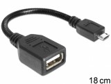 DeLock USB micro-B male > USB 2.0-A female OTG flexible 83293