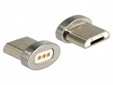 Delock USB Micro-B típusú apa mágneses csatlakozó (65929)