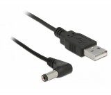 Delock USB tápkábel DC 5,5 x 2,5 mm-es 90 -os apára 1,5 m