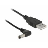 Delock USB tápkábel DC 5,5 x 2,5 mm-es 90 -os apára 1,5 m