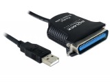 DeLOCK USB to Printer cable 1,8m párhuzamos kábel Fekete
