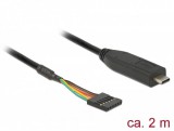 Delock USB Type-C 2.0 apa - LVTTL 6 tus anya átalakító 2,0 m (63913)