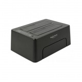 DeLock USB Type-C 3.1 Docking Station for 2x SATA HDD/SSD with Clone Function (63957)