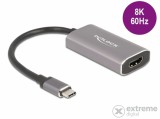 Delock USB Type-C  adapter HDMI (DP Alt Mode) 8K-hez HDR funkcióval