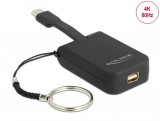 DeLock USB Type-C Adapter to mini DisplayPort (DP Alt Mode) 4K 60 Hz - Key Chain 63939