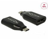 Delock USB Type-C apa DisplayPort anya 4K 60Hz