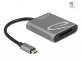 DeLock USB Type-C for XQD 2.0 Card Reader Grey 91741