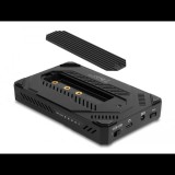 Delock USB Type-C ház 1 x M.2 NVMe SSD-hez, valamint 1 x 2.5 , klón funkciós SATA SSD / HDD-hez (42020)