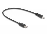 Delock USB Type-C tápkábel - DC 3,0 x 1,1 mm méretű apa 27 cm (85403)