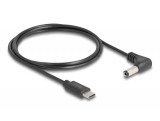 Delock USB Type-C tápkábel - DC 5,5 x 2,5 mm méretű apa hajlított 1,5 m (85399)