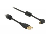 DeLOCK USB2.0 1m USB kábel USB A Micro-USB B Fekete