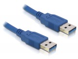 DeLock USB3.0-A (apa/apa) kábel 1m Blue 82534