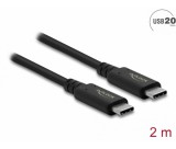 Delock USB4 20Gbps kábel 2m