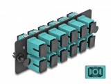 Delock Üvegszálas Adapter Panel SC Simplex OM4 12 Port vízkék (66928)