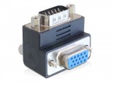 Delock VGA apa - VGA anya 90 fokos elforgatott adapter (65289)