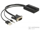 Delock VGA/HDMI (audió funkcióval) átalakító