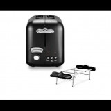 DeLonghi CT021.BK1 Argento kenyérpirító fekete (0230120053) (CT021.BK1)