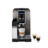 DeLonghi De’Longhi Dinamica Plus ECAM380.95.TB, 1450 W, 15 Bar, 1.8 L, Teljesen Automatikus, Fekete-szürke kombinált kávéfőző