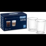 DeLonghi De'Longhi DLSC318 Duplafalú hőtartó üvegpohár 400ml (2 darabos) (AS00001402 DLSC318)
