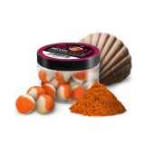 Delphin BreaX POP lebegő csali 16mm/50g - Kagyló-Fűszer (narancs-fehér)
