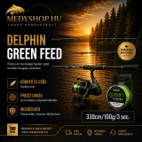 Delphin GreenFEED feeder szett 330cm/100g 3 spicccel és 0,261mm zsinórral - zöld/fekete (101002638)