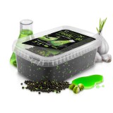 Delphin Reaxe READY&GO pellet box method feeder horgászathoz Fokhagyma-Vajsav ízesítéssel 400g - zöld-fehér
