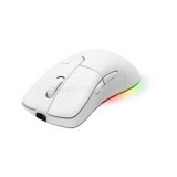 DELTACO Egér GAM-107-W, WM90 Wireless Gaming Mouse, 16,000 DPI, 46h Battery Life, 2.4GHz USB Receiver, White (GAM-107-W)