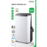 DELTACO SMART HOME SH-AC02 mobil smart klíma, 3,5kW, 12000 BTU, WI-FI, hűt, 3 év garancia