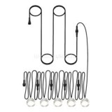 DELTACO SMART HOME SH-DLEX01 színes okos lámpa, 5 db - os, SH-DLK01 bővítésére, kerti, kültéri, meleg fehér szín, WIFI, (SH-DLEX01)