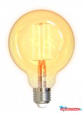 Deltaco SMART HOME SH-LFE27G95 izzó LED, E27, volfrám, WIFI, 5.5W, fehér, szabályozható