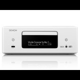 Denon RCD-N12 DAB sztereó CD/rádióerősítő, fehér