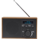 Denver DAB-46DARK GREY Analóg és digitális Fekete, Barna rádió