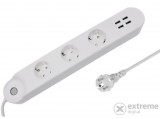 Denver SHP-300U Smart Home Power Strip, 4×USB töltő