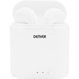 Denver TWE-36MK3 Bluetooth® In Ear fejhallgató In Ear Headset Fehér (111191120166)