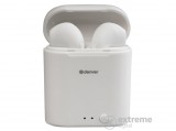 Denver TWE-46 WHITE True Wireless fülhallgató headset, fehér