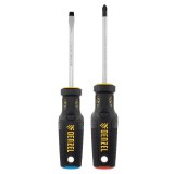 DENZEL 2db PH+SL S2 mágneses csavarhúzó készlet olajálló ergonómikus nyéllel