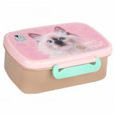 Derform Cleo and Frank uzsonnás doboz, CF45, cicás, fehér cica