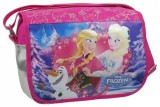 Derform Jégvarázs válltáska, 22x24x8cm, KL17, Elsa, Anna és Olaf