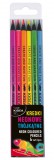Derform Színes ceruzakészlet, 6 db-os, neon, Kidea